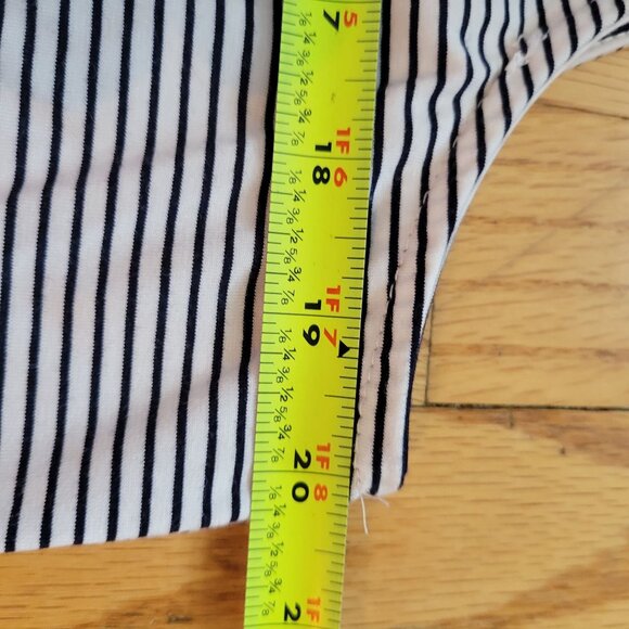 Rose + Olive Womens Striped Embellished Sleeveless Top Rayon Blend Size L NWT - Picture 7 of 7